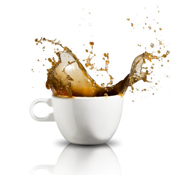 Coffee Splash From Cup