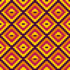 Ethnic geometric ornament. pattern background