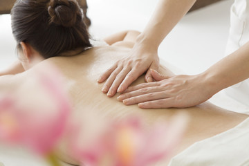 Obraz na płótnie Canvas Back massage