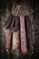 salami sausages