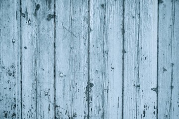 Holzwand - grau / blau