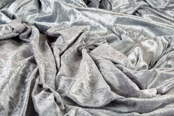 Obraz premium Graue Satin-Decke