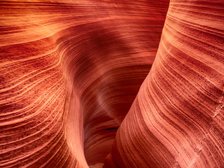 Close up from Rattlesnake Canyon near Page, Arizona