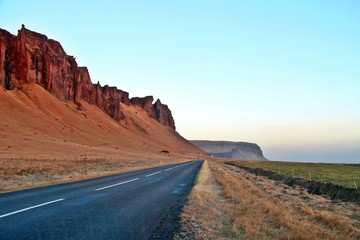Romantic Icelandic road sides