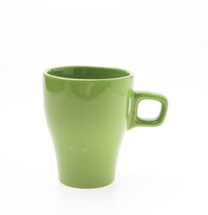 Green coffee cup