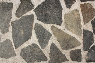 stones on cement texture