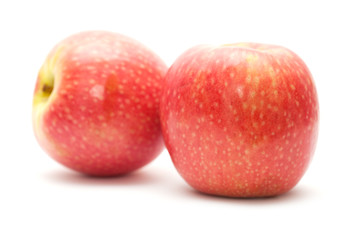 Fototapeta na wymiar pink apples isolated