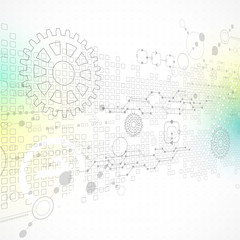 Obraz premium Abstract technology business background