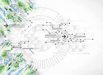 Abstract technology business background