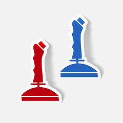 realistic design element: joystick