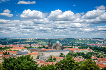 Praga widok na miasto