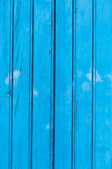 Fototapeta na wymiar Blue wooden planks surface background