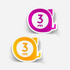 realistic design element: cartridges meters