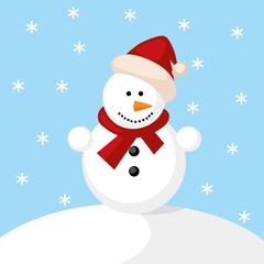 snowman. vector