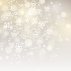Vector Christmas background with snowflakes