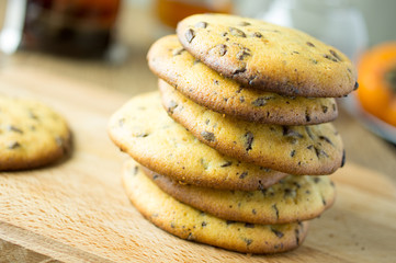 Homemade chocolate chip cookies
