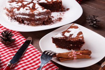 Chocolate Christmas cake