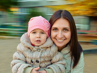 Portrait Family In carousel