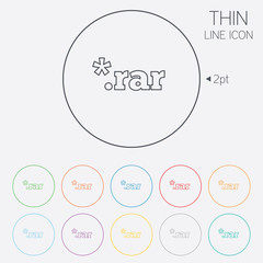 Archive file icon. Download RAR button.