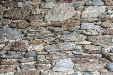 Rustic stone wall