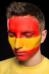 Face art. Flags.