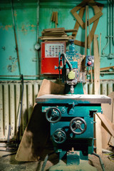 industrial metal drilling tool in factory