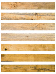 Isolate Wood plank brown