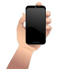 Hand with Smartphone