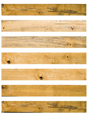 Isolate Wood plank brown