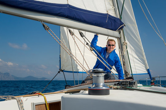 Sailing boat skipper