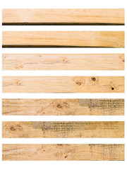 Isolate Wood plank brown