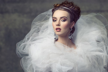 sophisticated retro female