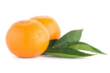 Ripe tangerine or mandarin
