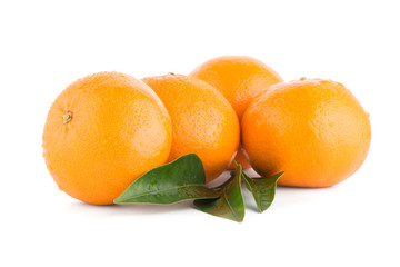 Ripe tangerine or mandarin