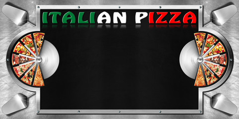 Italian Pizza - Menu Design