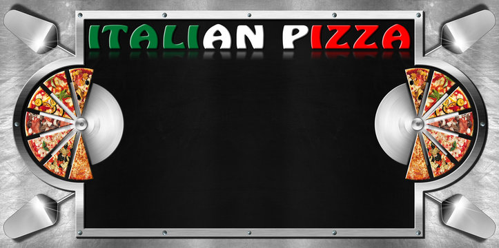 Italian Pizza - Menu Design