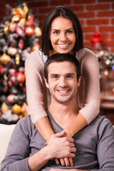 Fototapeta premium Spending Christmas together.