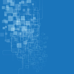 Blue abstract background. Vector illustration