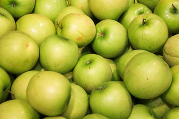 Colorful of apple jujube display in market