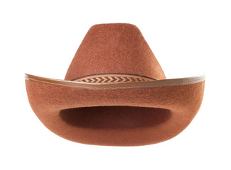 cowboy hat  on white background - Powered by Adobe