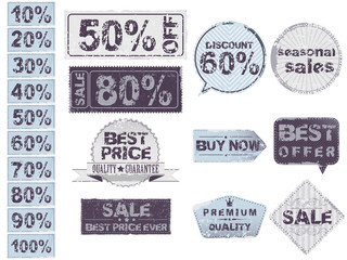 Sale labels