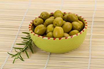 Green olives