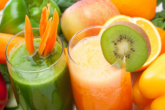 Obst und Gem&uuml;sesmoothie