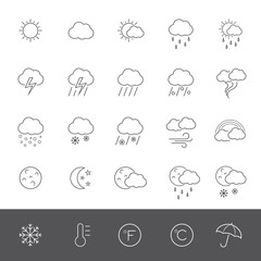 Weather icons