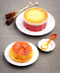 flan with coconut