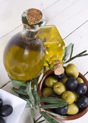 olives and oil