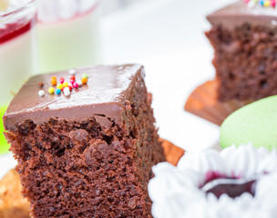 Dark chocolate cake