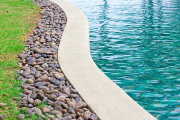 outdoor shallow water swimming pool