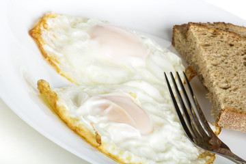 Eggs and bread