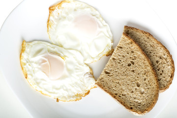 Eggs and bread